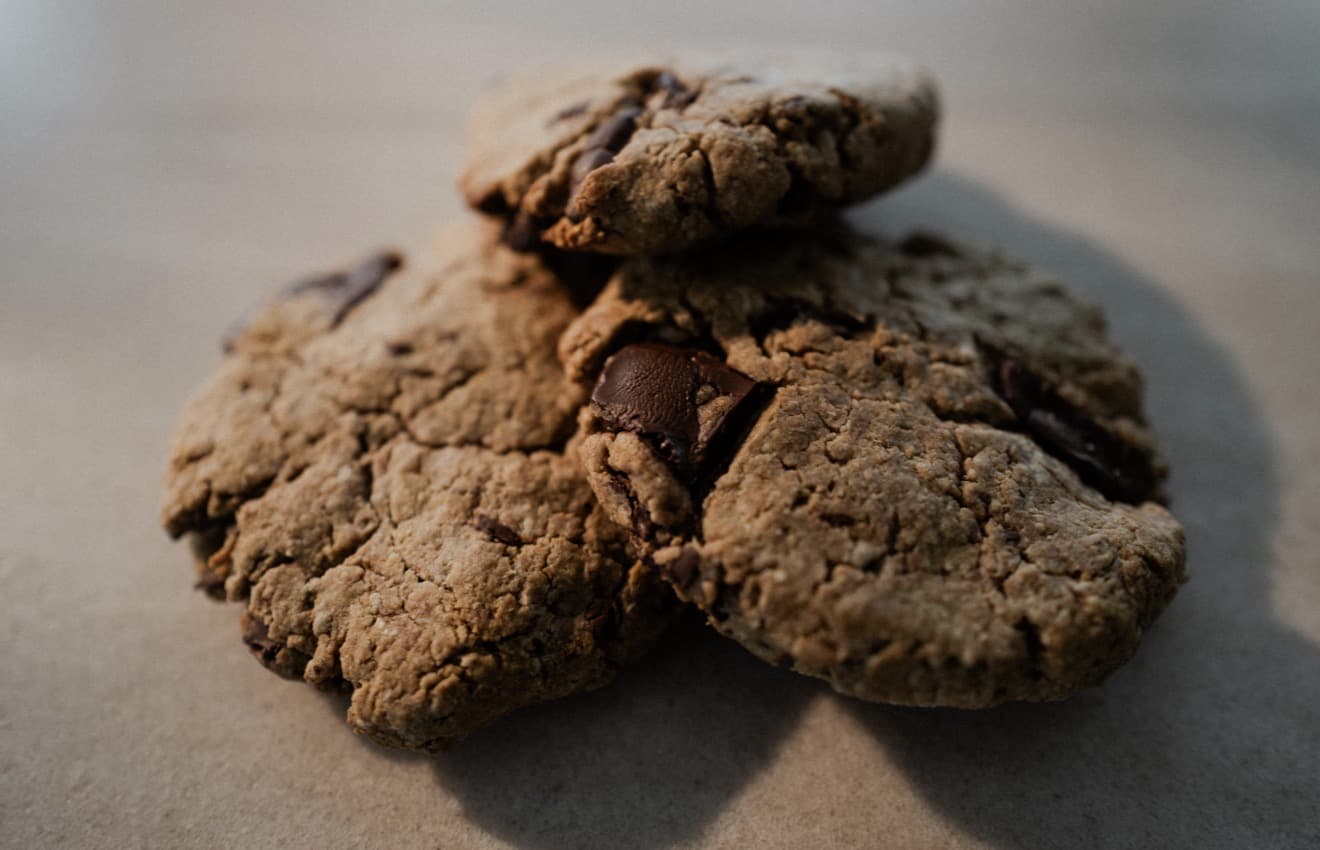 Antientzündliche Riesen Kichererbsen Cookies