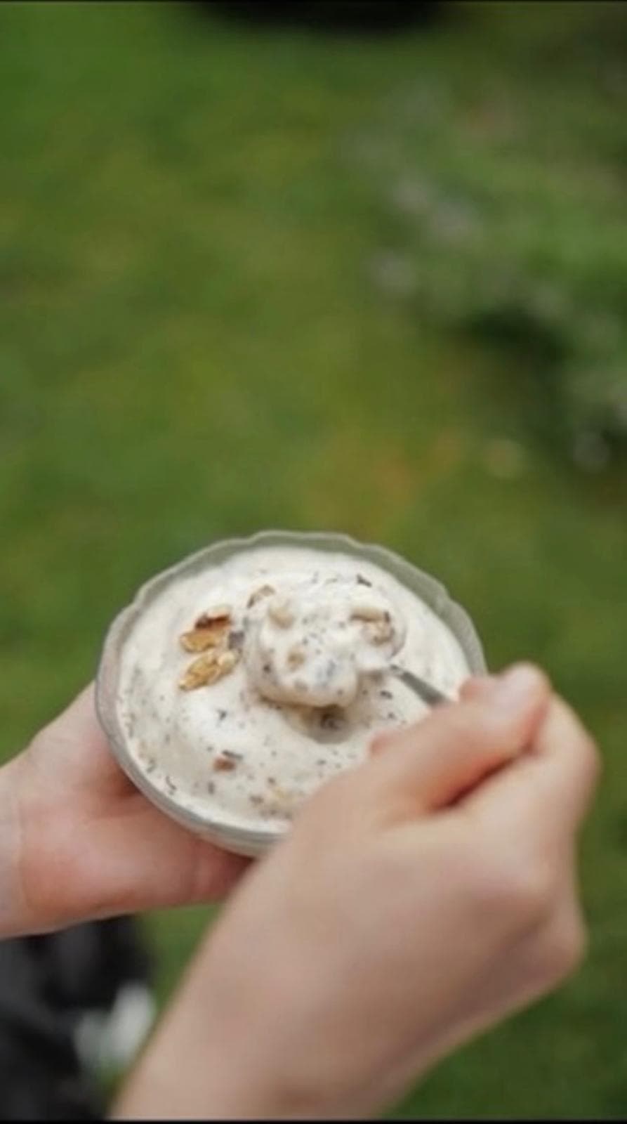 Gesunde Chunky Monkey Eiscreme