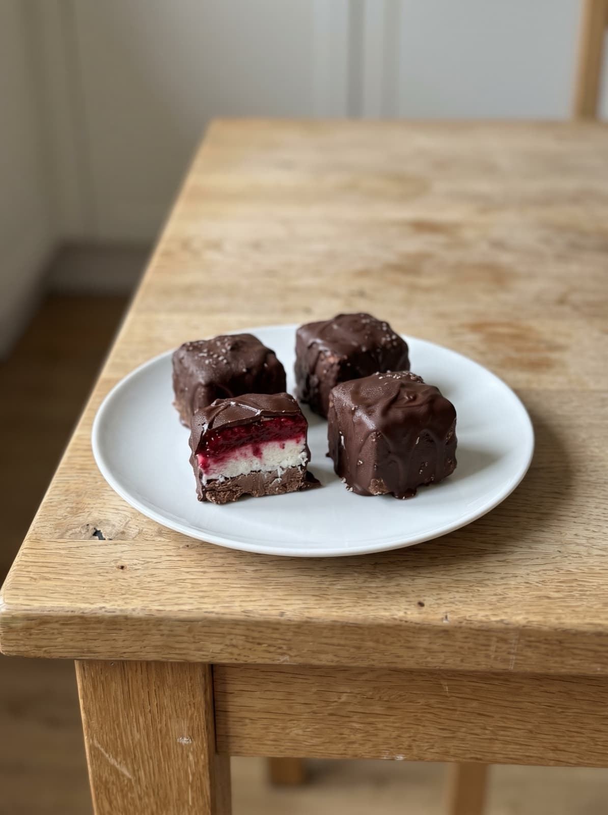Kokos-Beeren-Eis-Würfel
